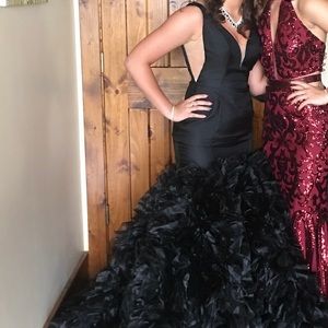 Black Sherri hill prom dress for sell. Great condition. Worn one time.